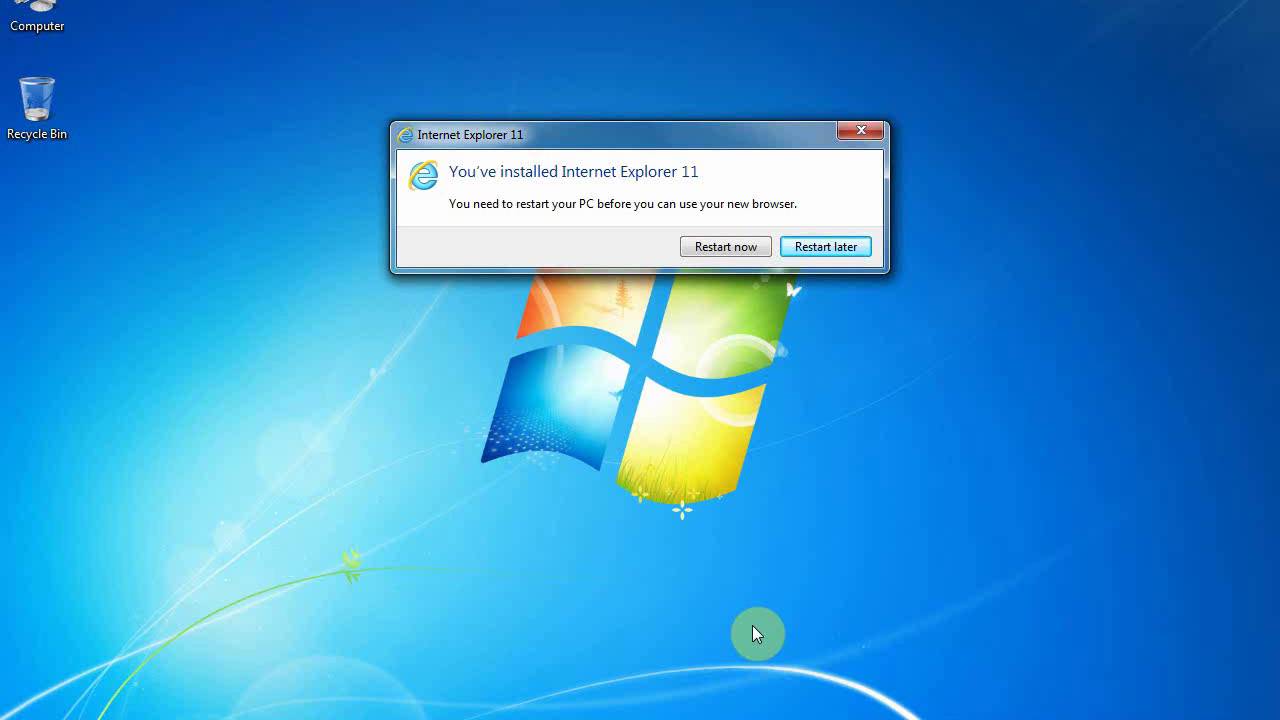 how to update internet explorer 10 to 11