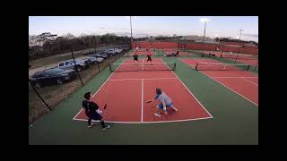 Pickleball Super Point #3 with a smooth switch hit reset