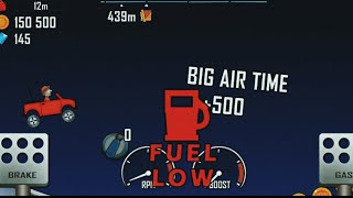 CRASH car on MOON. Hill climb racing 2. Collect COINS in the AIR. / Android game screenshot 2