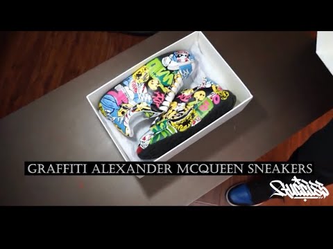 Gucci85 : Alexander McQueen Graffiti Sneaker Review