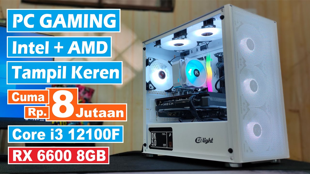 静音ゲーミングPC corei3 RAM16GB 甲高 1TBSSD RX6600