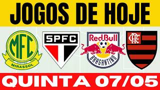 ⚽ TODAY'S GAMES | 🔥 COPA LIBERTADORES | Thursday 07/05/2026 | FULL SCHEDULE | UEFA EUROPA LEAGUE