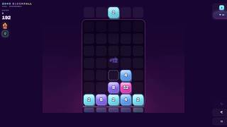 2048 Blockfall online free — play in your browser, no download #Shorts