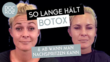 Wie lange hält Botox in der Stirn?