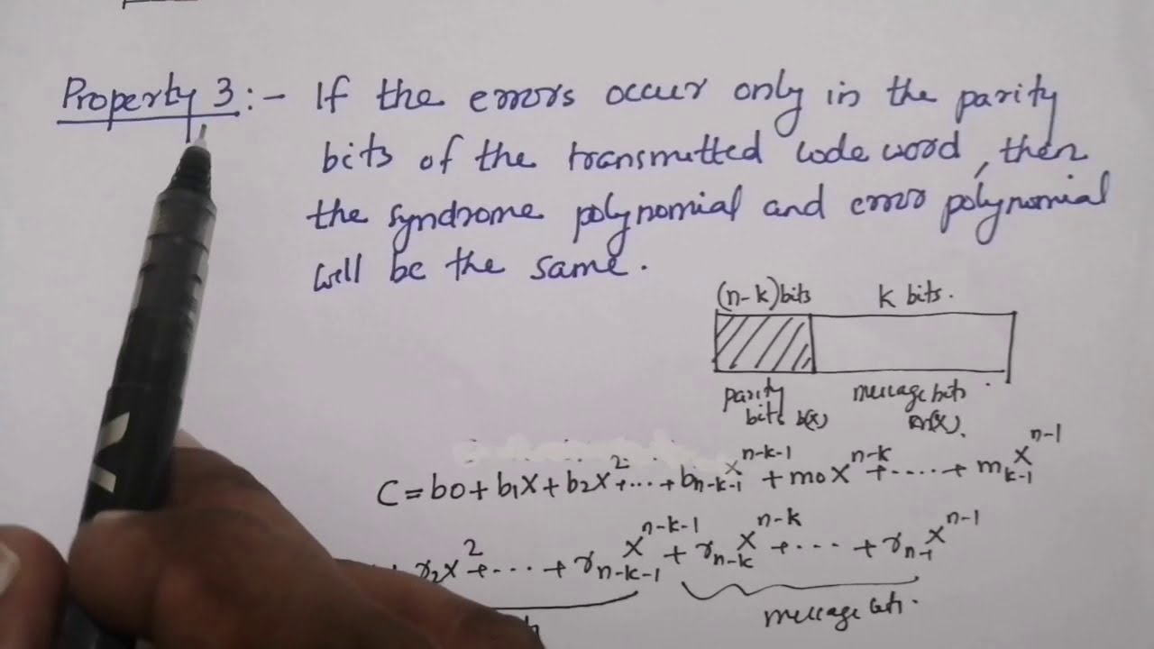 Lecture 36: Decoding of Cyclic Codes - YouTube