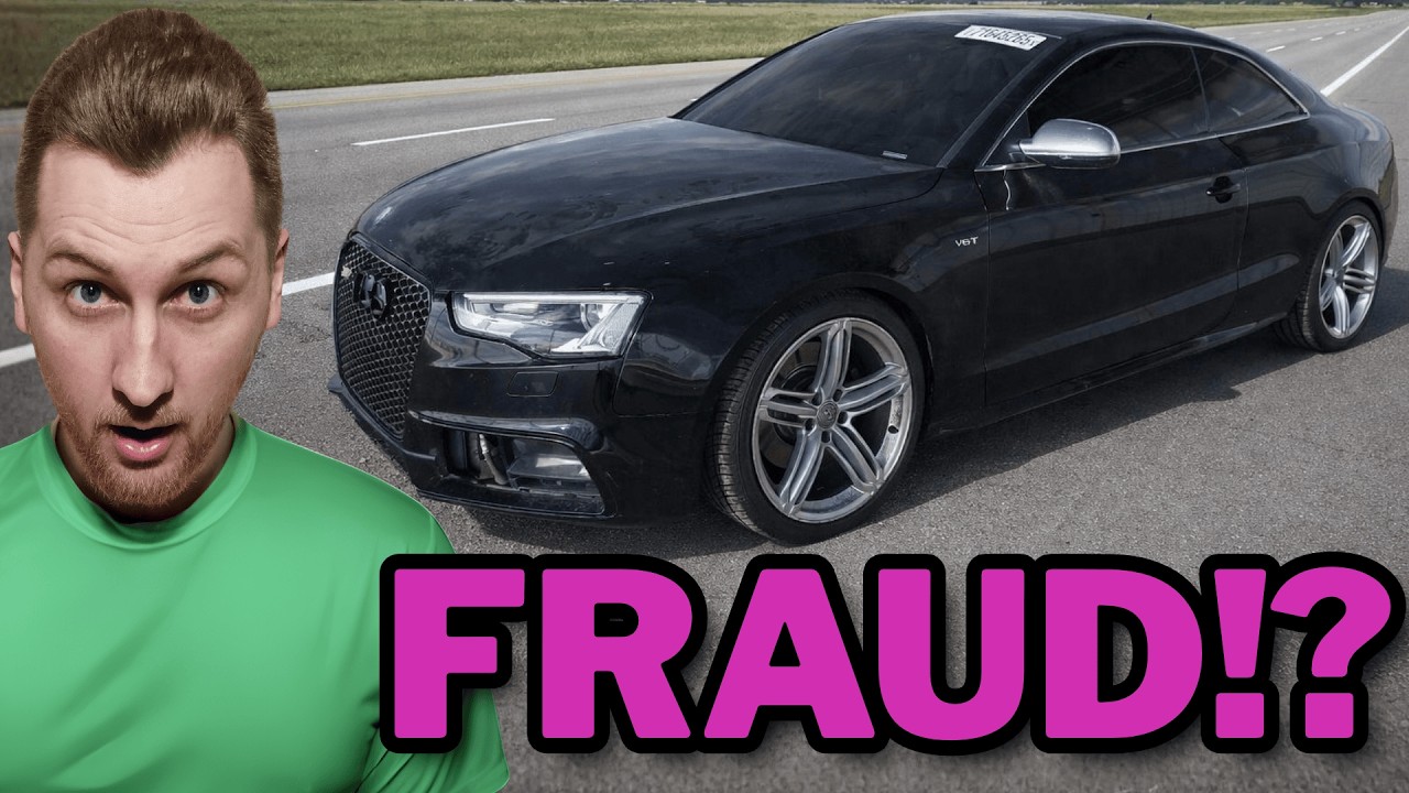 I Bought An Audi S5 From A Salvage Auction!