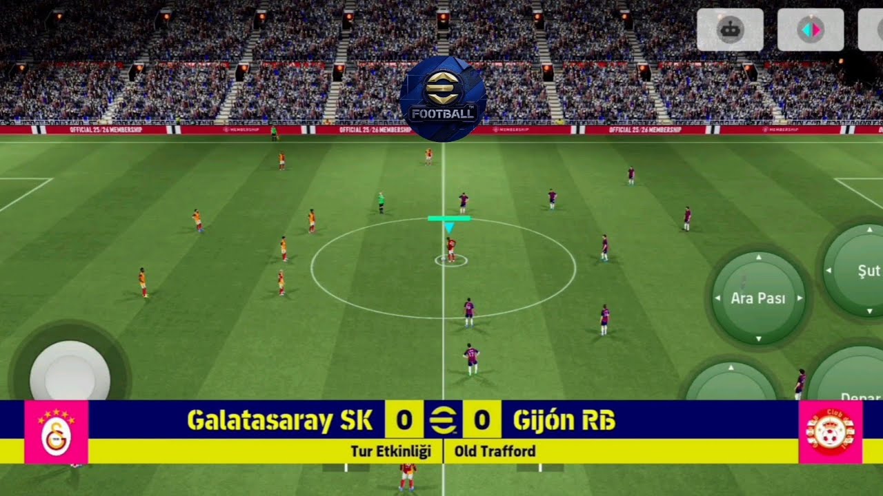 EFOOTBALL MOBİLE 2026 ( FUTBOL OYUNU ) MAÇ OYUNU