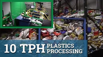 Plastic Optical Sorting System Casual Living 10TPH Baled - Green Machine