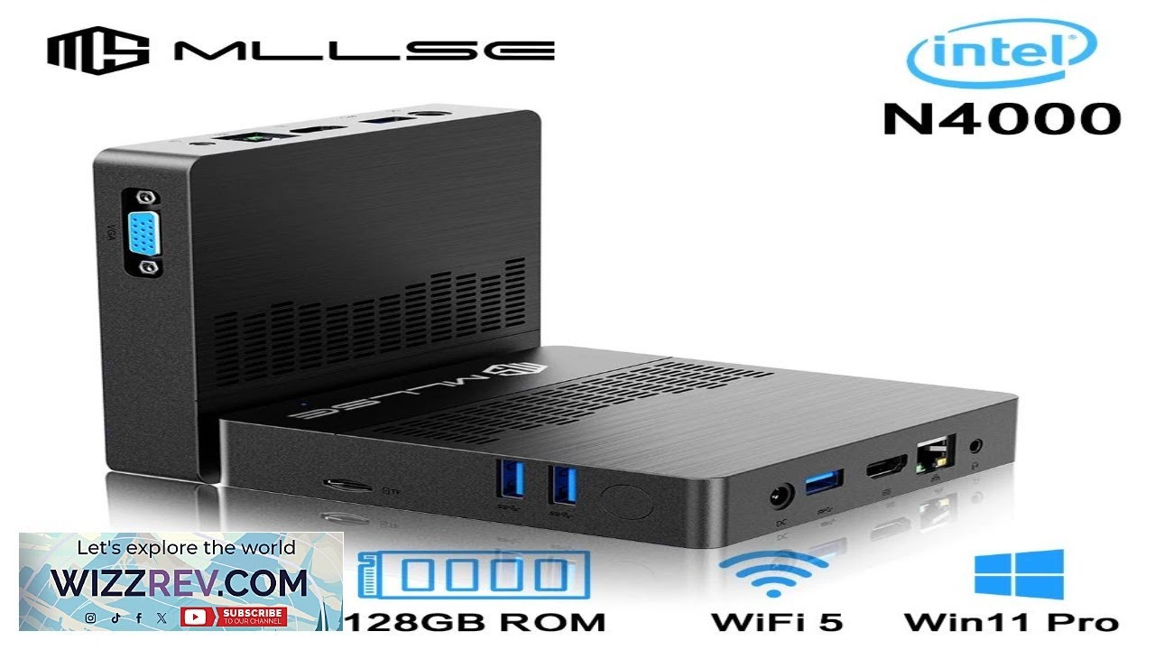 MLLSE M2 Air Mini PC Intel Celeron N4000 CPU Window11 6GB RAM Review