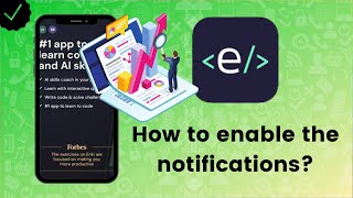 How to enable the shared insights notifications on Enki-Learn to code? screenshot 4