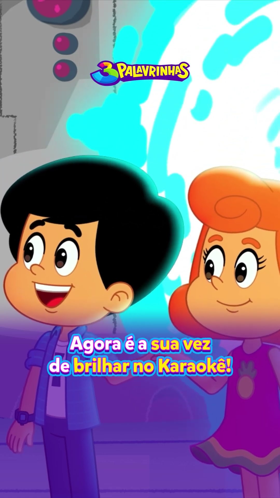 Participe do super desafio do 3 Palavrinhas! Compartilhe o seu vídeo na rede vizinha!! #3palavrinhas