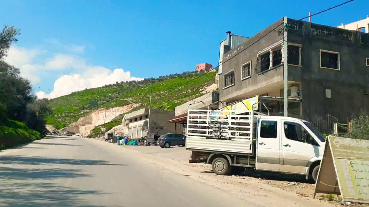 جولة من مدينة جنين الى قرية تعنك - بدقيقتين - (AboOdai Family )