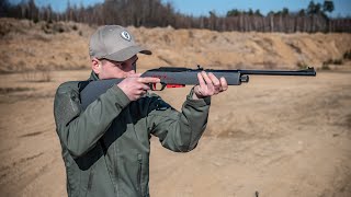 Vídeo: Carabina C02 Crosman 1077 Freestyle