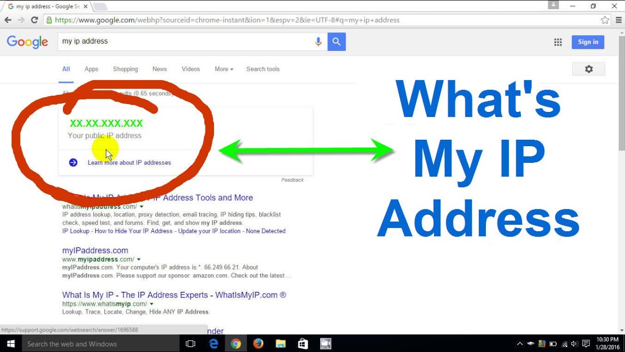 How To Find Your Ip Address What Is My Ip Windows 10 8 1 Minecraft Ip Address Find Ip Fast Youtube