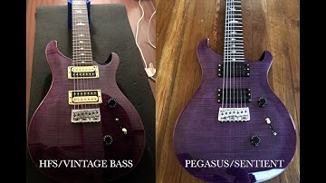 HFS/Vintage Bass vs. Pegasus/Sentient - PRS SE 7 String