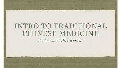 TCM Intro: Yin Yang & 5 Elements