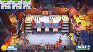 Overcooked 2 - Winter Wonderland DLC - Level 1-3 - 4 Stars - 2 Player co-op