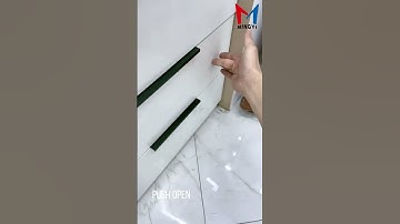 The difference between soft close, push open and normal close drawer slides #shorts