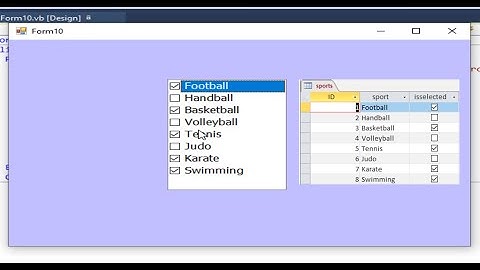 Retrieve data from access database to Checkedlistbox and get checked items in VB.net