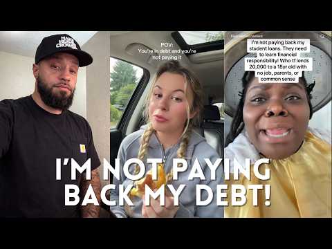 People are refusing to pay off their debt in today's economy!