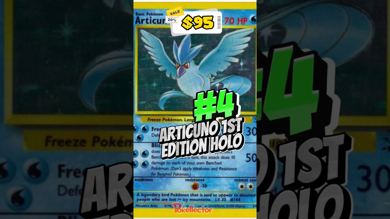 TOP 5 Pokémon FOSSIL cards ❄️ 