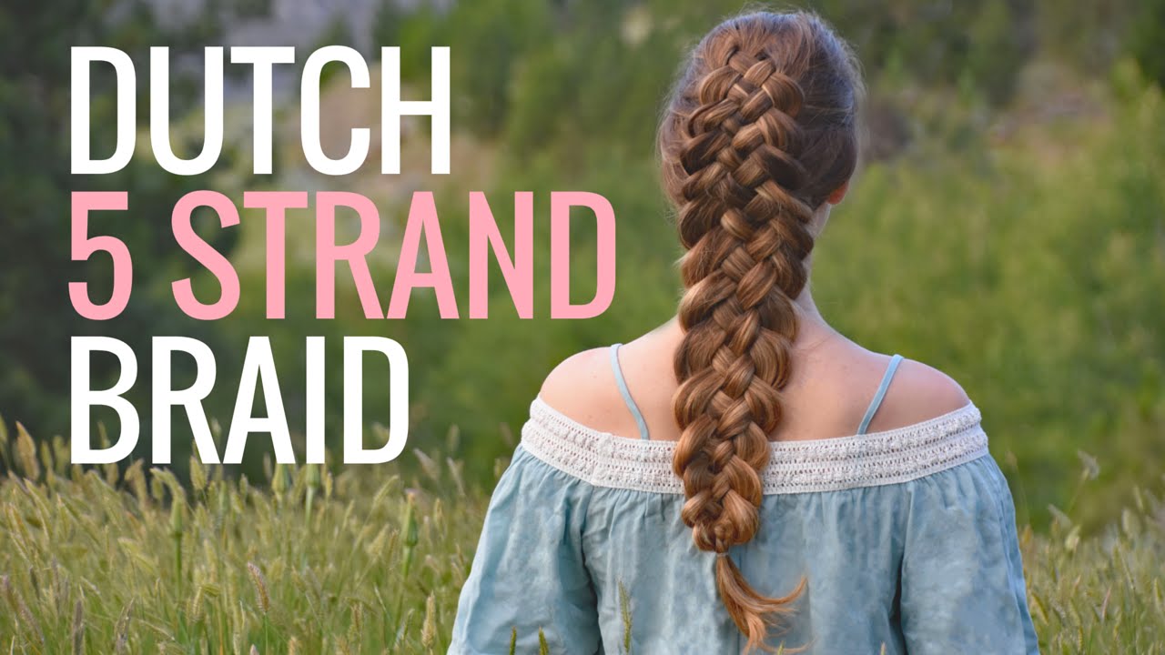 Dutch 5-Strand Braid | Braids by Jordan - YouTube
