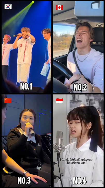 Teeth - 5 seconds of Summer Song Cover By Different singer🇰🇷🇨🇦🇨🇳🇮🇩 Who sing better comment #music