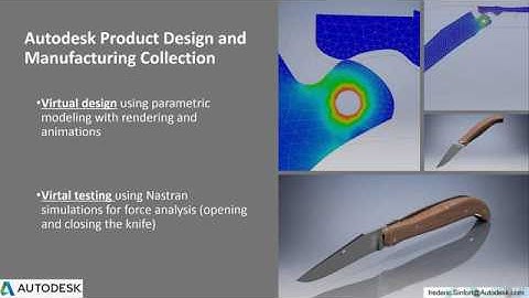 Knife design with Autodesk Product Design & Manufacturing collection