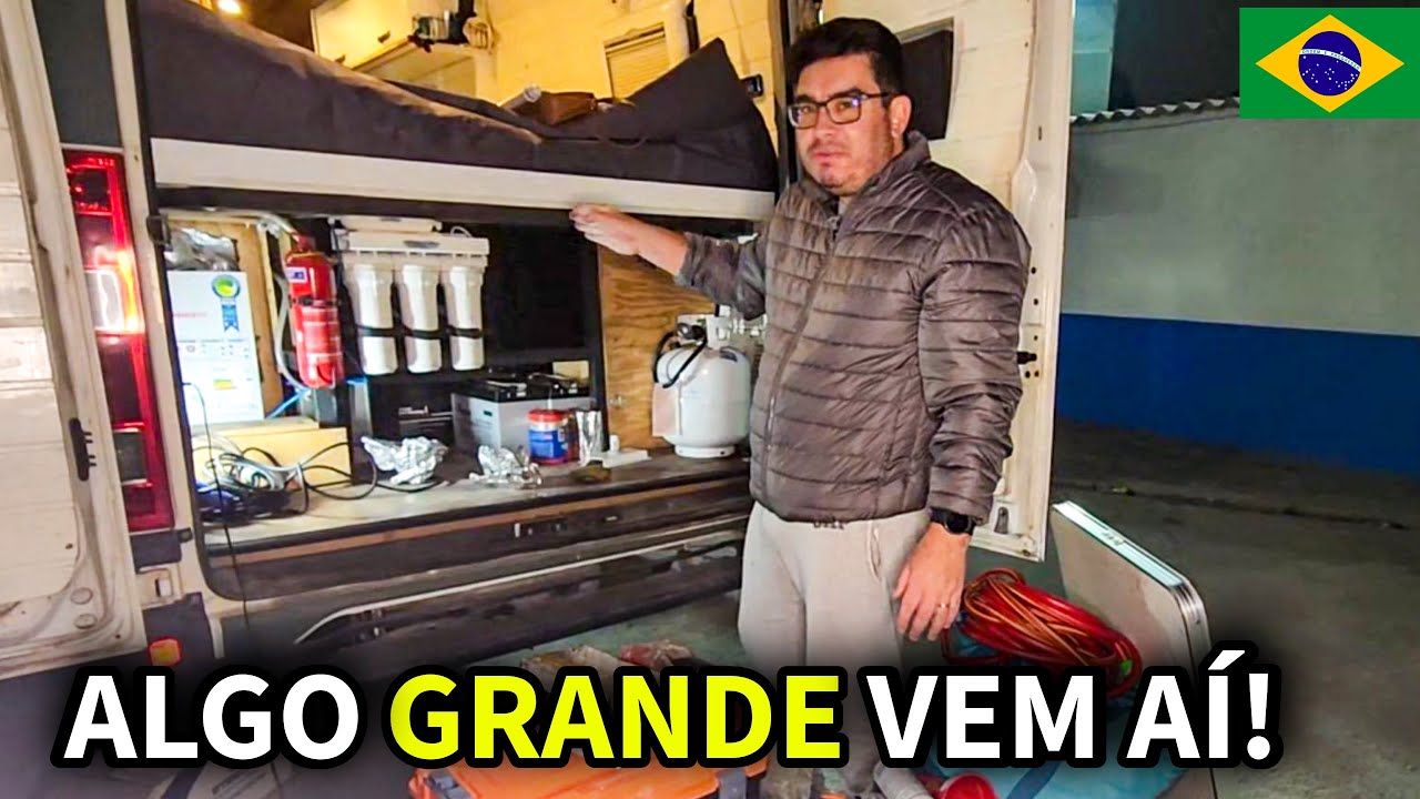 CHEGOU A HORA DE ESVAZIAR NOSSO MOTORHOME! 