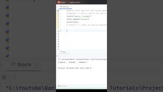 How to use Append vs Insert in Python! #shorts #python #coding #softwaredevelopment