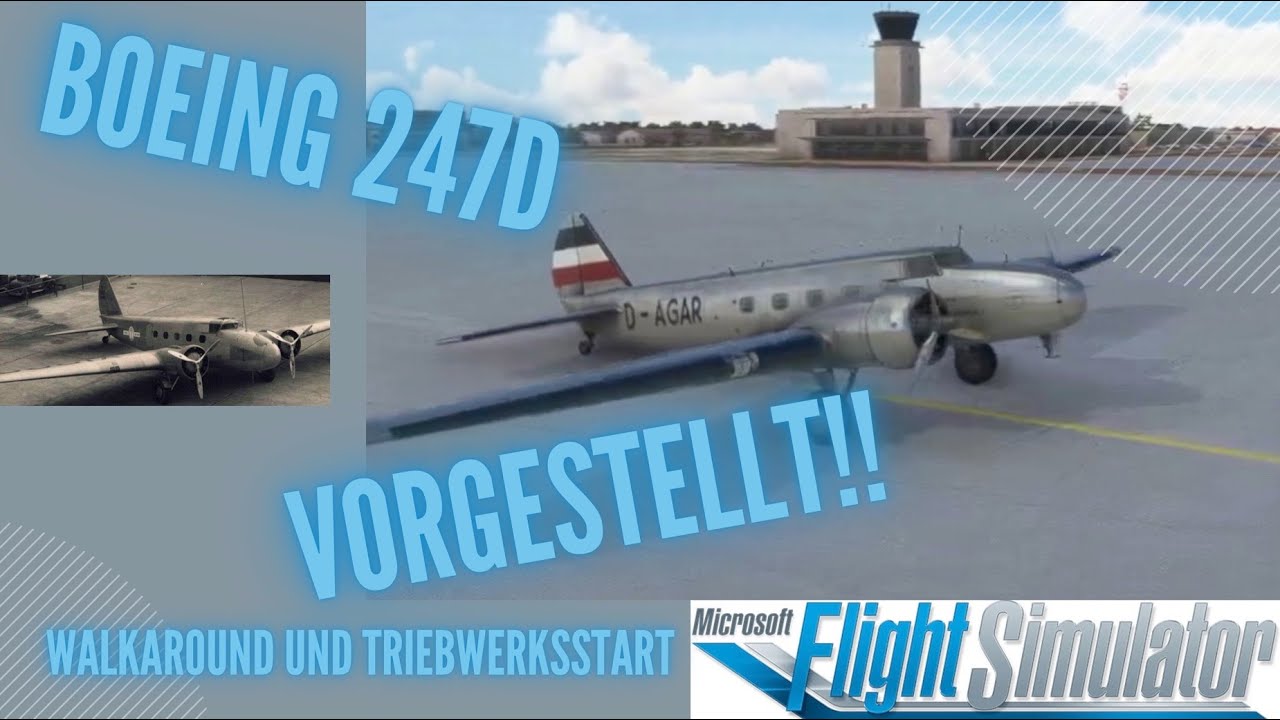Boeing 247D von Wing42 vorgestellt (1von3)