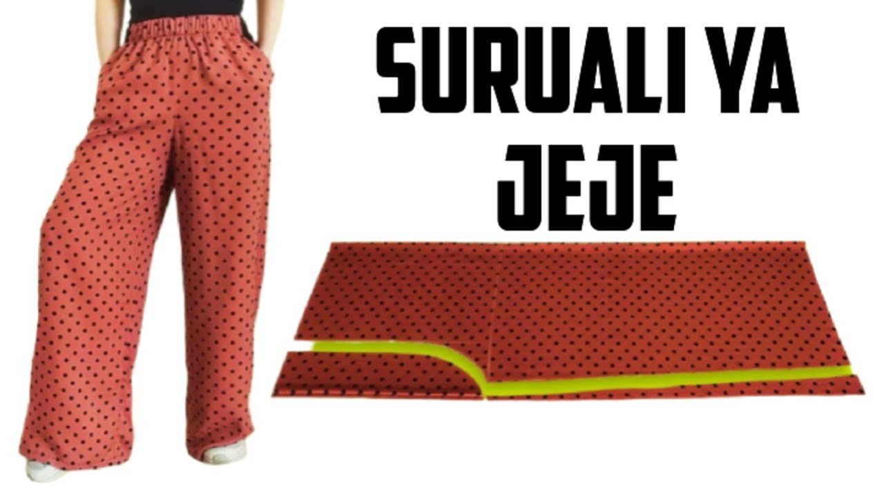 Jinsi ya kukata suruali ya jeje Mishono ya vitambaa Jeje za kisasa Zinazotrend @NaimaCreation