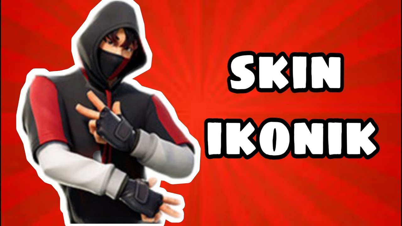 Jugando con la skin ikonik-FORTNITE - YouTube