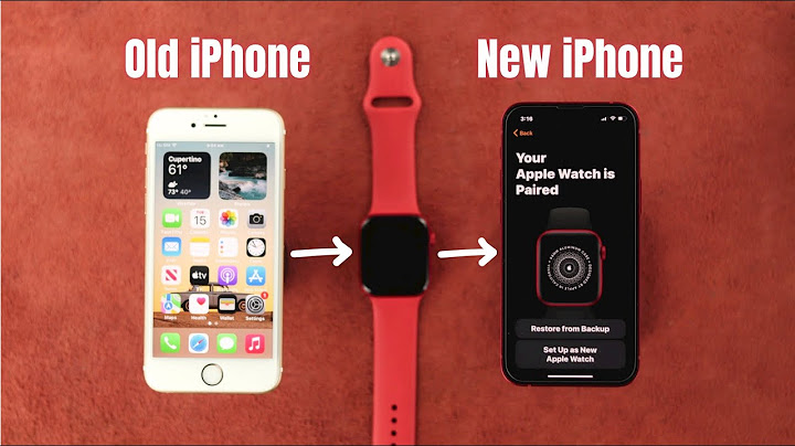 How to pair apple watch to a new iphone