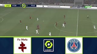FC METZ VS PARIS SAINT-GERMAIN | LIGUE 1 UBER EATS 2023/2024 | FOOTBALL LIFE 2024