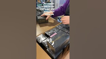 Full automatic perfume box over wrapping packaging machinery Elif makine com tr 🇹🇷