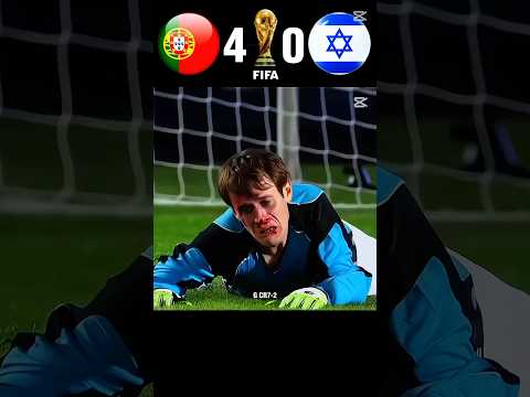 The day RONALDO beat Israel😱🤯Portugal vs Israel 4-0 penalty shootout #shorts#football #youtube
