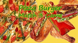 Pizza Burger Match 3 Game App screenshot 4