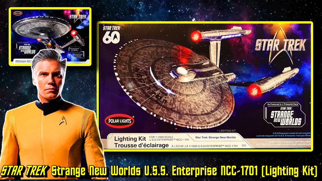 Polar Lights STAR TREK Strange New Worlds U.S.S. Enterprise NCC
