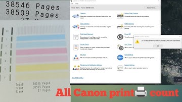 How to check total print canon G2010 total page 📄 count canon all model