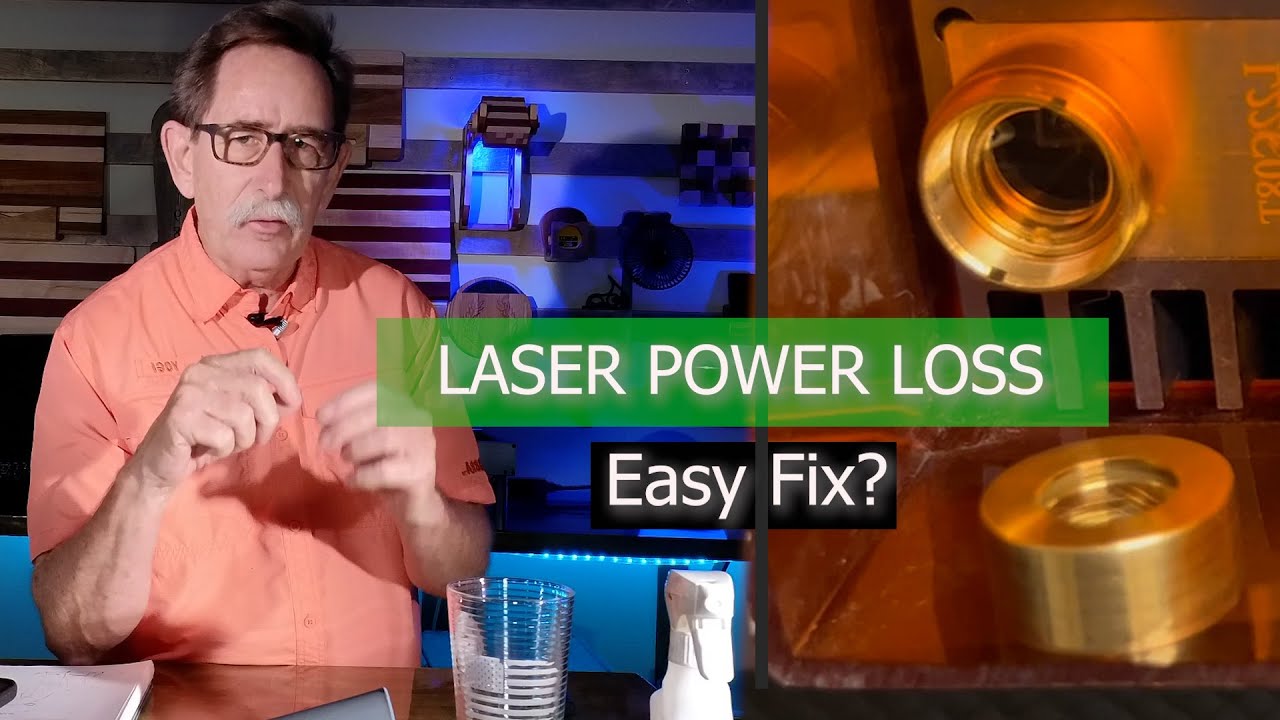 Xtool D1 Laser Power Loss My fault the quick fix regain power! YouTube