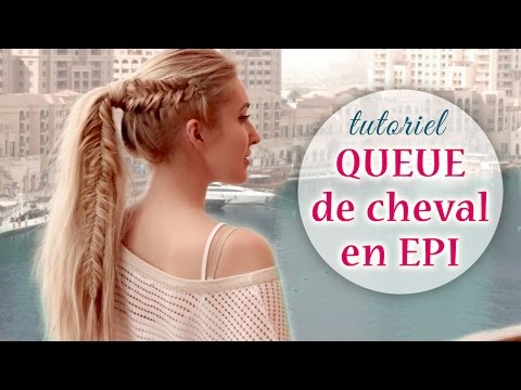 Queue De Cheval Avec Une Tresse épi De Blé De Coté Tuto