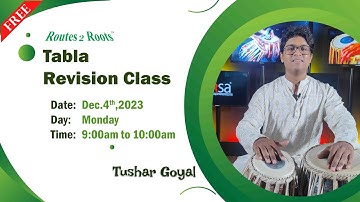 Learn Tabla - Mastering Tabla: Your Ultimate Online Class Guide @Routes2Roots