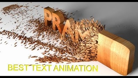 Wood Chipping Text Animation | My First Channel Intro Animation From Blender | Best Animation