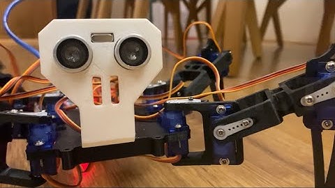 3D Printed Arduino Spider Robot with 4 Leg