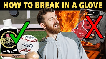 How to Break In A Glove According to Rawlings