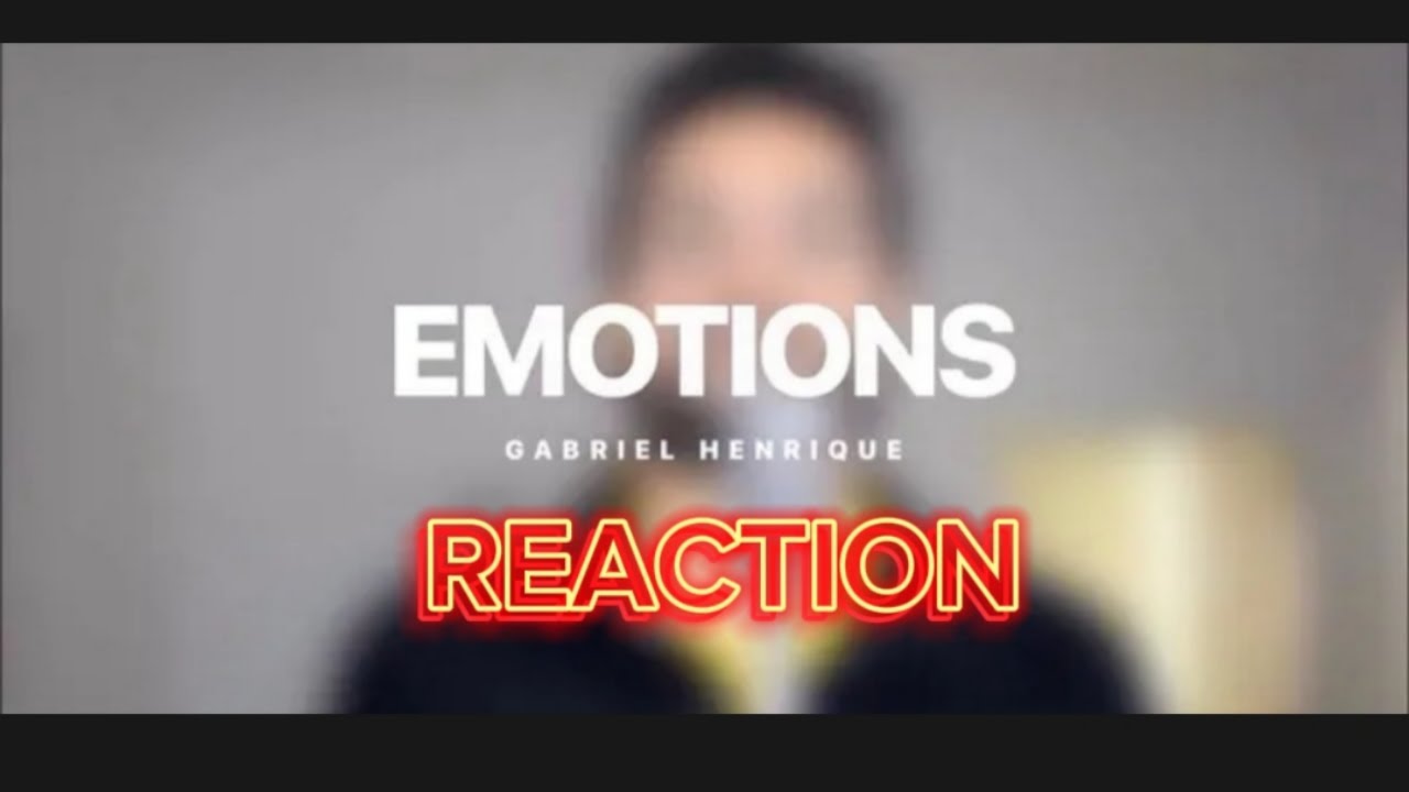 Emotions | Gabriel Henrique (Mariah Carey) REACTION 