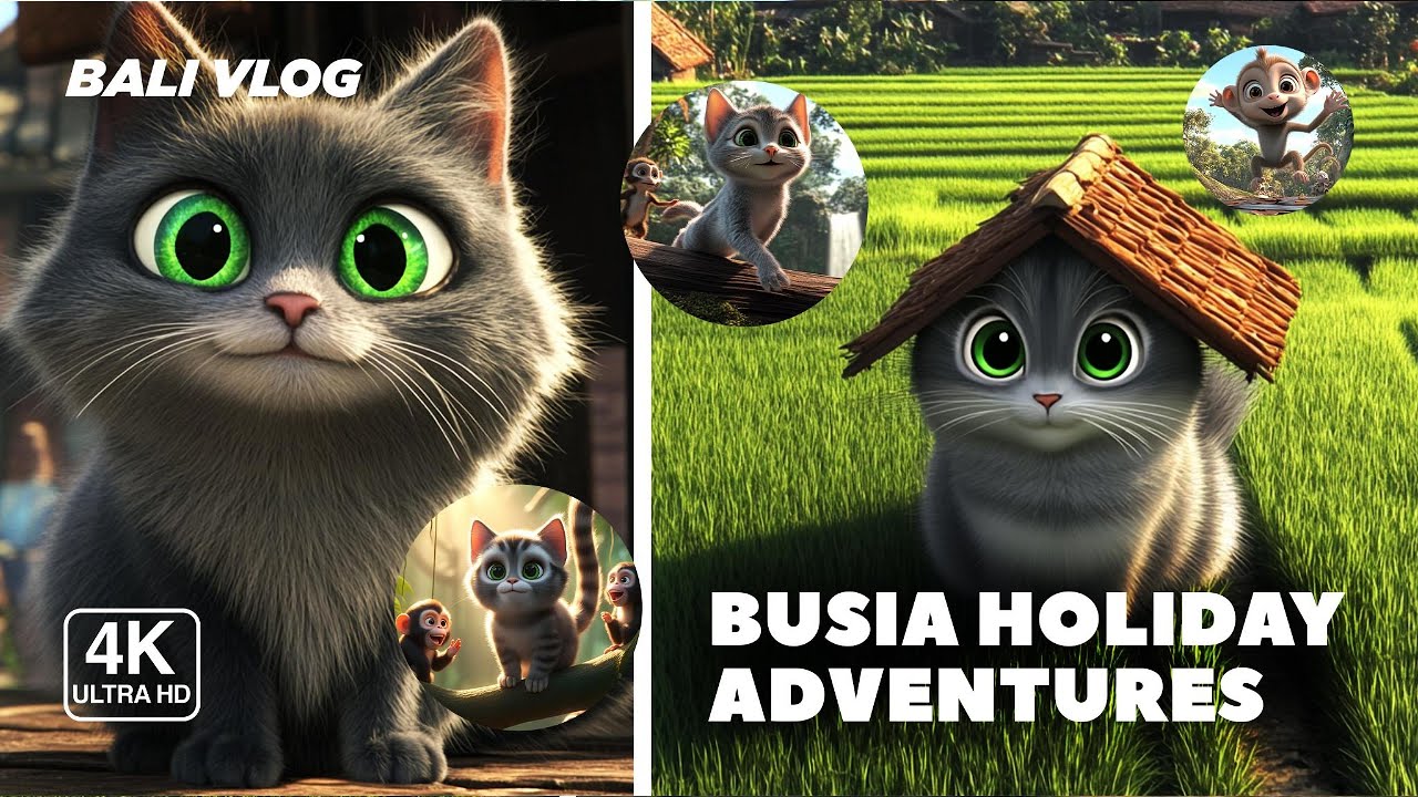 Busia’s Adventures A Holiday in Bali-Busia’s Magical Jungle Adventure! Can You Find the Treasure?