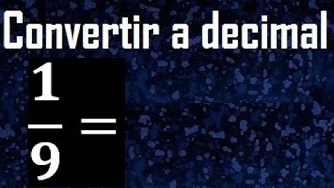 Como se lê 1 9 em decimal?