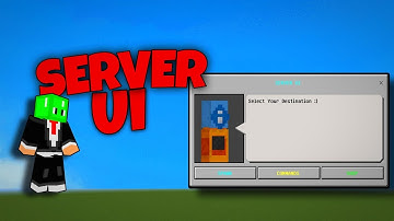 How to make a Custom UI in Minecraft Bedrock Edition